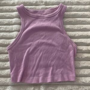 pink crop top